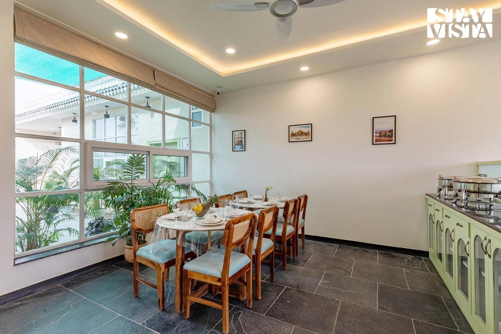 The Pastel Courtyard With Pvt Pool & Garden At By Stayvista *